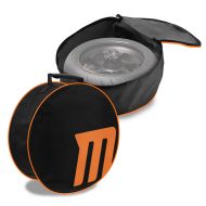 Motorbike tire bag set for front and rear wheels up to 17 inches Tourtecs RT12 wheel bag black