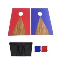 Outdoor cornhole game CS2 cornhole boards made of wood red/blue