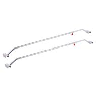 2x Tarpaulin supports for trailers with flat tarpaulin Vanit adjustable support 44.88 inch