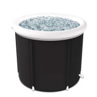 Ice bath inflatable Cranit EB14 PVC ice barrel portable 75 x 29.53 inch black