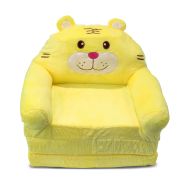 Children's armchair foldable Divit children's sofa sofa bed with plush padding PL48 tiger design