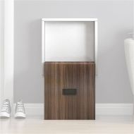 Wall folding stool Divit WK11 shoe changing stool brown