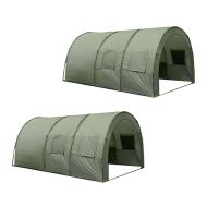 Set 2x Tunnel tent 5-6 people Vanit family tent ME54 army green