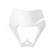 Lampenmaske für KTM EXC / EXC-F Enduro 2017-2021 Xdure PQ4 Scheinwerfermaske weiss_1