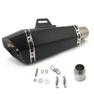 Motorcycle exhaust muffler Paddock Stainless Steel with DB-Killer black