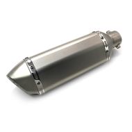 Exhaust muffler Force compatible with Yamaha VMAX / 1700 Silencer Inox Titanium