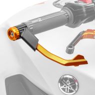 Motorrad Hebelschützer Lever Guard Bremshebel Kupplung Hebelschutz X1 orange_1