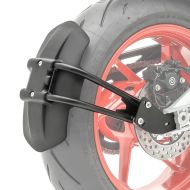 Motorrad Hinterradabdeckung Universal Kotflügel Hinten Zaddox LW4 schwarz_1