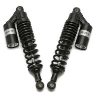 Motorrad Stossdämpfer hinten 340mm Federbein Paar Universal Zaddox RS2 schwarz_1