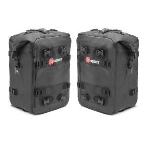 Sturzbügeltasche Paar für Benelli TRK 502 / X Bagtecs CB8 20Ltr schwarz_1