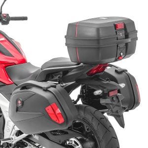 Panniers Set + Top Box compatible with Kawasaki Versys 1000 / 650 SCT6 Bagtecs black