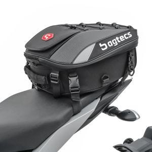 Motorrad Hecktasche Bagtecs X30 Soziustasche erweiterbar 20-30Ltr schwarz_1