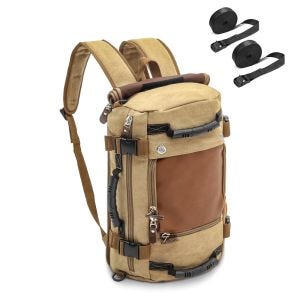 Rucksack für BMW R NineT Scrambler inkl. Spanngurte VG6 braun_0