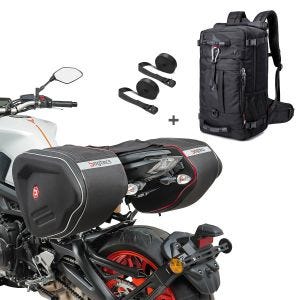 Set Satteltaschen + Rucksack für Yamaha MT-07 / Tracer 700 Bagtecs RF1-HK4_1