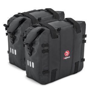 Satteltaschen + Halter für Honda Africa Twin CRF 1000 L 18-19 Seitentaschen + Platte Bagtecs XA32_1