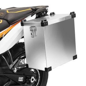 Aluminium Side Case compatible with KTM Freeride 250 F / R Aluminium Case Bagtecs Namib 35Ltr Alloy