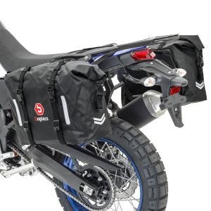 Motorcycle Saddlebags Waterproof Bagtecs WP8 2x30L Roll Closure Side Bags