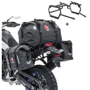Satteltaschen Set WP8 für Yamaha Tenere 700 19-21 mit Hecktasche und Kofferträger Bagtecs_1