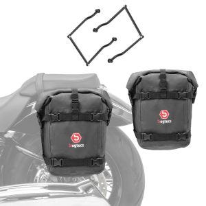 Satteltaschen K4 + Satteltaschenhalter SU2 für Indian Chief / Bobber / Dark Horse_1