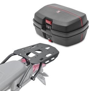 Set Top Case + Rear Rack compatible with Aprilia Tuareg 660 22-24 Top Box TB8 45L Bagtecs