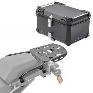 Set Aluminium Top Case + Rear Rack fits for Harley Davidson Pan America 1250 / Special 21-24 Top Box XB65 black Bagtecs