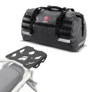 Set Gepäckbrücke + Hecktasche 50L passend für Honda Transalp XL 750 23-24 Gepäckträger Bagtecs SLP-XB50