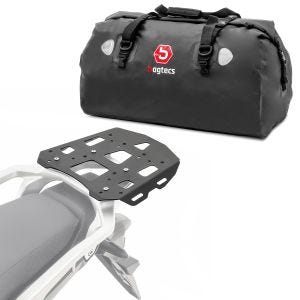 Set Gepäckbrücke + Hecktasche 80L passend für Husqvarna Norden 901 21-24 Gepäckträger Bagtecs SLP-XF80