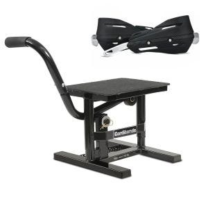 Motorradständer Cross-Lift M + Handprotektoren für KTM 300 EXC / EXC-F schwarz_1