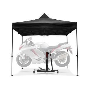 Set Zentralständer Power-Evo für BMW F 800 R 09-19 mit Rennzelt 3x3m Constands schwarz_1