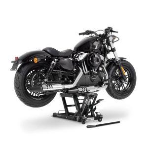Scissor Lift compatible with Triumph Bonneville Bobber Hydraulic Jack ConStands Midlift L black