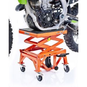 Motocross Scissor Lift compatible with KTM 250 EXC / EXC-F ConStands Cross-Lift XL orange
