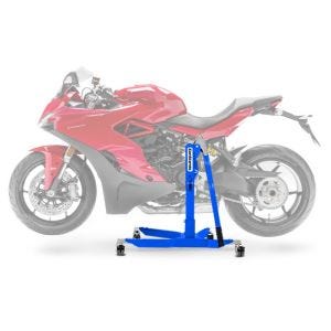 Central Stand compatible with Ducati Supersport / S 17-21 blue Paddock Stand ConStands Power-Classic