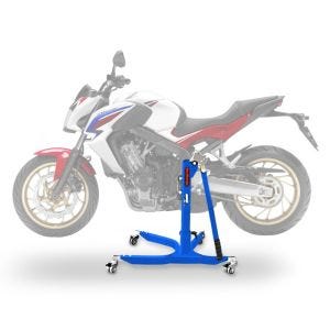 Central Stand compatible with Honda CB 650 F 14-18 blue Paddock Stand ConStands Power-Classic
