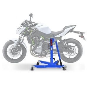 Central Stand compatible with Kawasaki Z 650 17-24 blue Paddock Stand ConStands Power-Classic