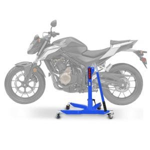 Central Stand compatible with Honda CB 500 F 16-18 blue Paddock Stand ConStands Power-Classic