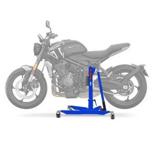 Zentralständer Triumph Trident 660 2021 Blau Motorradheber ConStands Power-Classic_1