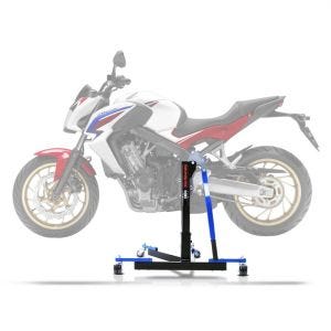 Central Stand compatible with Honda CB 650 F 14-18 blue Paddock Stand ConStands Power-Evo