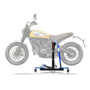 Central Stand compatible with Ducati Scrambler Icon 15-22 blue Paddock Stand ConStands Power-Evo