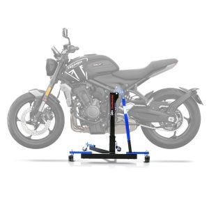 Zentralständer Triumph Trident 660 2021 blau Motorradheber ConStands Power-Evo_1