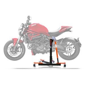 Central Stand compatible with Ducati Monster 1200 / S 14-20 orange Paddock Stand ConStands Power-Evo
