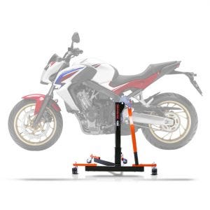 Central Stand compatible with Honda CB 650 F 14-18 orange Paddock Stand ConStands Power-Evo