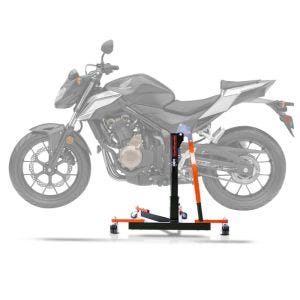 Central Stand compatible with Honda CB 500 F 16-18 orange Paddock Stand ConStands Power-Evo