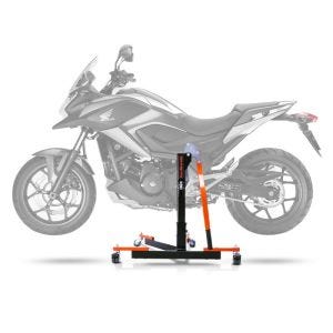 Central Stand compatible with Honda NC 700 S / X 12-13 DCT orange Paddock Stand ConStands Power-Evo