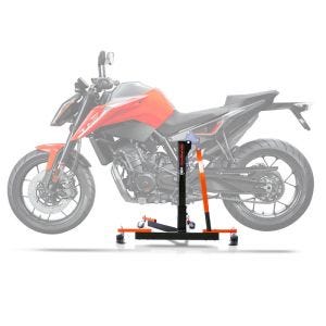 Central Stand compatible with KTM 890 / Duke R 20-23 orange Paddock Stand ConStands Power-Evo