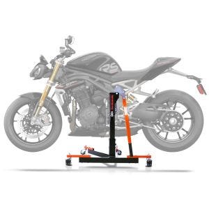 Zentralständer Triumph Speed Triple 1200 RS 2021 orange Motorradheber ConStands Power-Evo_1