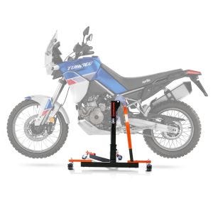Central Stand compatible with Aprilia Tuareg 660 22-24 orange Paddock Stand ConStands Power-Evo