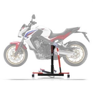 Central Stand compatible with Honda CB 650 F 14-18 red Paddock Stand ConStands Power-Evo