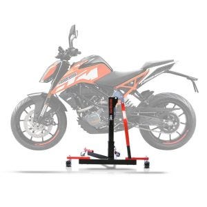 Central Stand compatible with KTM 125 / 390 Duke 17-23 red Paddock Stand ConStands Power-Evo