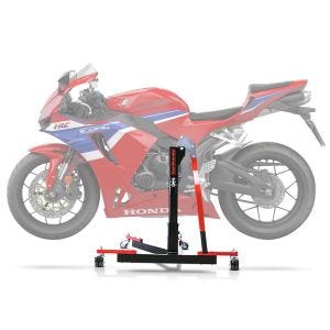 Central Stand compatible with Honda CBR 600 RR 2024 red Paddock Stand ConStands Power-Evo