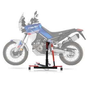 Central Stand compatible with Aprilia Tuareg 660 22-24 red Paddock Stand ConStands Power-Evo